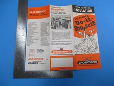 Folleto de colección Grossmans hágalo usted mismo cómo instalar aislamiento S9009