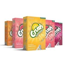 Crush Sugar Free Flavored Drink Concentrate Pack Of 5 Hydration Made Fun