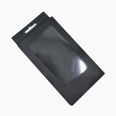 Lot De 100 Boîtes En Papier Kraft Pour Coques De Téléphone - 17x10 Cm, Avec Trou De Suspension, Léger Et écologique