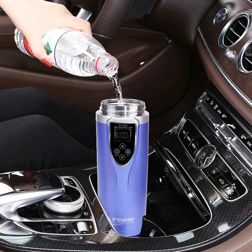 350ML Electric Car Kettle Portable Stainless Steel Travel Kettle Water Heater - Picture 2 of 18