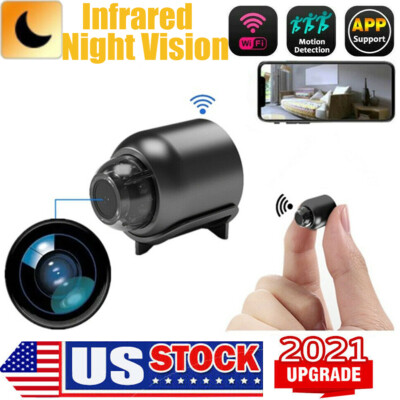 Mini Night Vision Motion Camera WiFi Video Audio Recorder IP Home  Security Cam