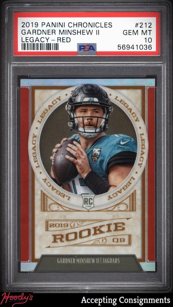 Gardner Minshew II Panini Chronicles Legacy #212 Red