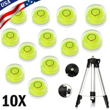 10 x Precision Circular Mini Spirit Level Set Meter Bubble Horizontal Ruler Tool