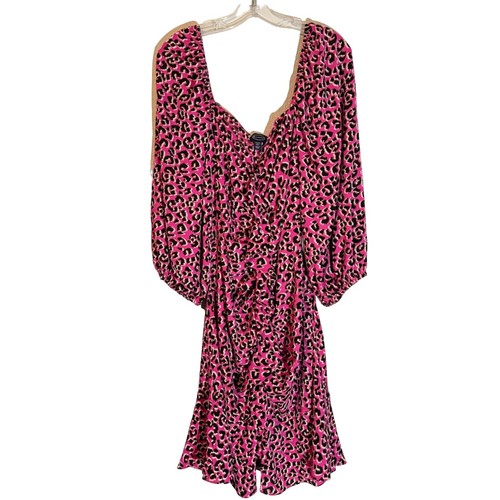 open lace back dress Sugar Mini Dress Leopard