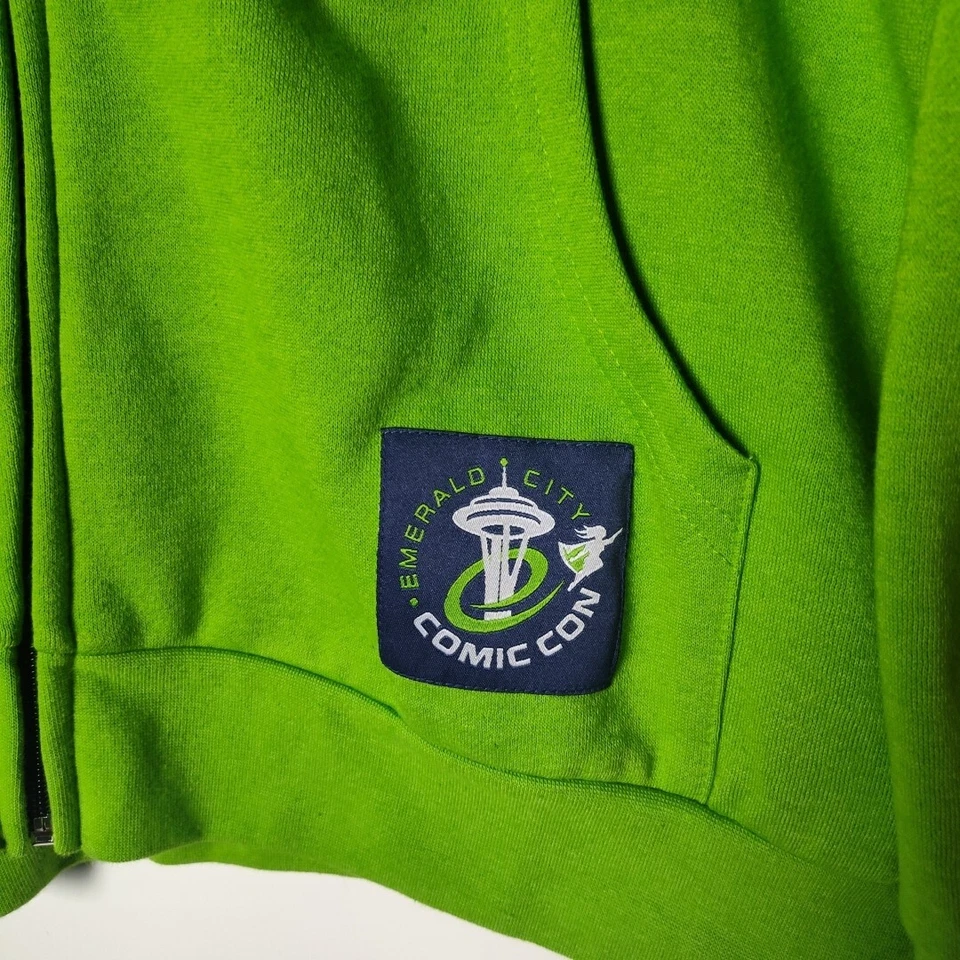 Sudadera con capucha para hombre Emerald City Comic-Con talla 3 XL caña etiqueta pop videojuegos cómics  Foto 3 de 4