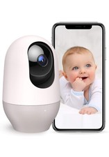 Nooie Baby Monitor with SD Card,Baby Monitor with Camera 360 Camera, Wifi Baby C
