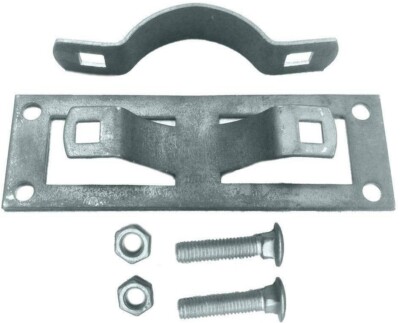 1-100 Wood fence to steel post adapter bracket clamp FITS BOTH 1-7/8'' & 2-3/8''OD