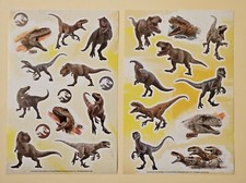 Dinosaurs / Stickers sheets. Lot Of 2.