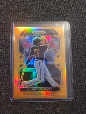 Ke'Bryan Hayes 2022 Prizm Tier II Base Neon Orange #143 - Pittsburgh /100