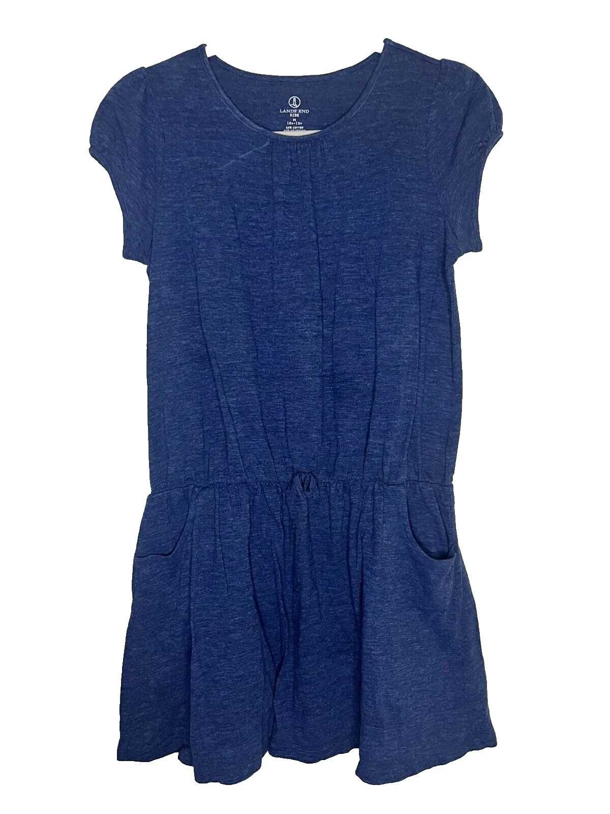 Lands 'End vestidos Azul Mezcla de Algodón para Niñas