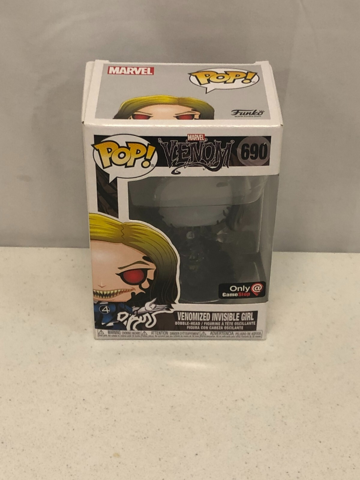 Funko Pop! Marvel Venom Venomized Invisible Girl 690 Gamestop Exclusive