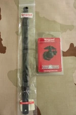 USMC US MARINE CORPS BLACK CHIN STRAP AND BADGE SET FOR OFFICER COMBINATION CAP