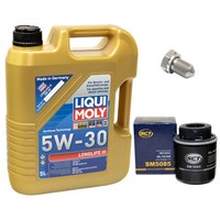 MotoröL ÖLfilter SM5085 5W30 5 Liter + ÖLablassschraube FüR Audi Seat Skoda VW