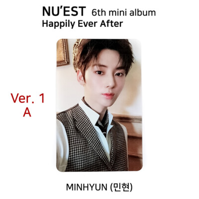 HWANG MINHYUN ミニョン トレカ NU'EST 6th Mini Album Happily Ever After Official Photocard