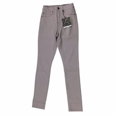 Royalty For Me Hyperstretch Skinny Jean High Rise Slim Fit Denim Light Purple M