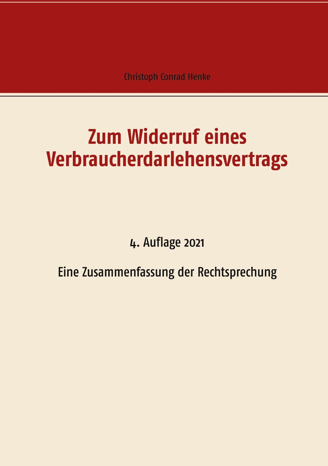 Thumbnail - Christoph Conrad Henke | Zum Widerruf Eines