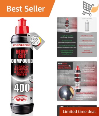 Heavy Cut Car Polish Medium Cut Finish Hologram Scratch Repair 8oz