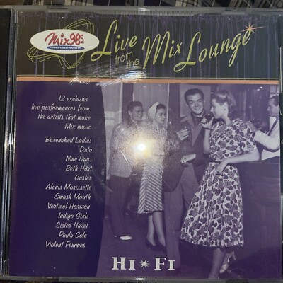Mix 98.5 Live Mix Lounge CD Guster Dido Violent Femmes Smash Mouth Indigo Girls