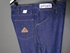 Bulwark FR UL Fire Resistant Men's Relaxed Bootcut Blue Jeans Size 42X30 NWOT