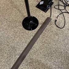 ELECTRIDUCT  D-2-LP-15-BN D-2 Low Profile Rubber Duct Cord Cover- 15 ft. - Brown