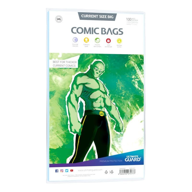 Ultimate Guard Comic Bags - Verschiedene Größen (100 Stück)