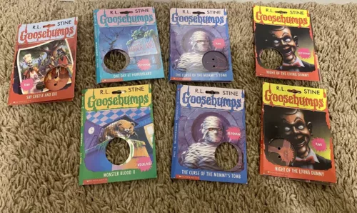 Goosebumps Lot Packaging Cards From Hologram Ring *Rings/keychains Not Included*