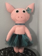 Handmade Felt Pig