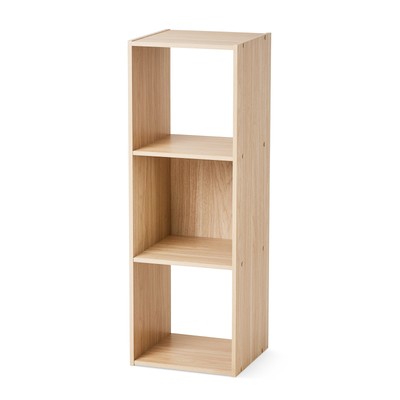 Mainstays 11'' 3-Cube Storage Organizer, Spring Pine USA Free Shipping