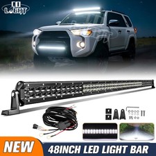 8 14 22 32 42 52 Led Light Bar Spot Flood Combo Driving Truck Suv Offroad 4wd