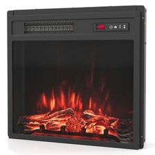 18¡± Electric Fireplace Insert with Adjustable Flame Colors with Remote Control