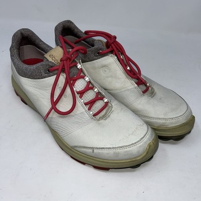 ECCO Ladies BIOM Hybrid 3 GORE TEX Spikeless Golf Shoes, EU 40, BEIGE, US sz 9