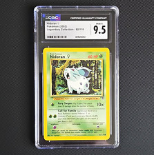 Pokemon TCG Legendary Collection Nidoran 82/110 Regular EN 2002 CGC 9.5 on eBay