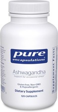 Pure Encapsulations Ashwagandha - 500 mg 120 Count (Pack of 1) 