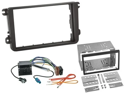 Einbauset Doppel DIN Autoradio für VW Sharan ab 10 Tiguan ab 07 Touran ab 03 - Bild 1 von 4