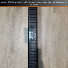 60" Linear Shower Drain Matte Black 304 Stainless Steel w/ Hair Strainer Adjus