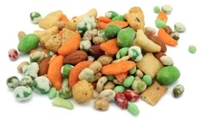Wasabi Peas & Rice Crackers Mix - Locally Sourced and Freshly Made Asian Snac...