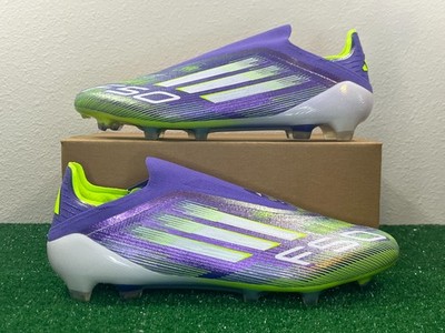 Sz 12.5 Men- Adidas F50 Elite FG Laceless Purple Silver Soccer Cleats NEW JH7628