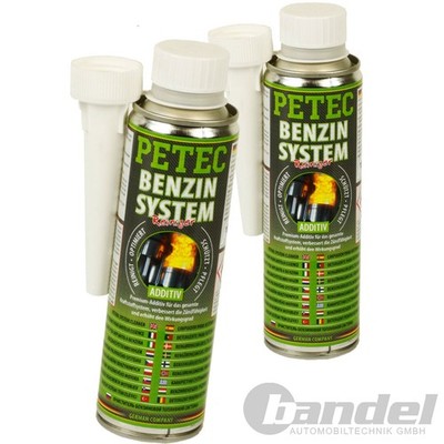 2x 300ml PETEC BENZINSYSTEMREINIGER REINIGER SYSTEM PFLEGE ADDITIV KRAFTSTOFF