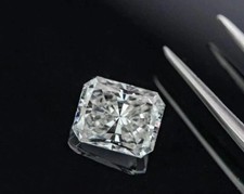 3CT loose Radiant Cut Lab Grown Moissanite Natural D Color VVS1 Certified