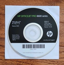 OEM HP Officejet Pro 8600 Series Printer Driver Software Installation CD Disc