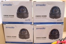 NEW Zmodo Dome Outdoor Camera Kit Weatherproof Infrared Night Vision 3.6mm Lens