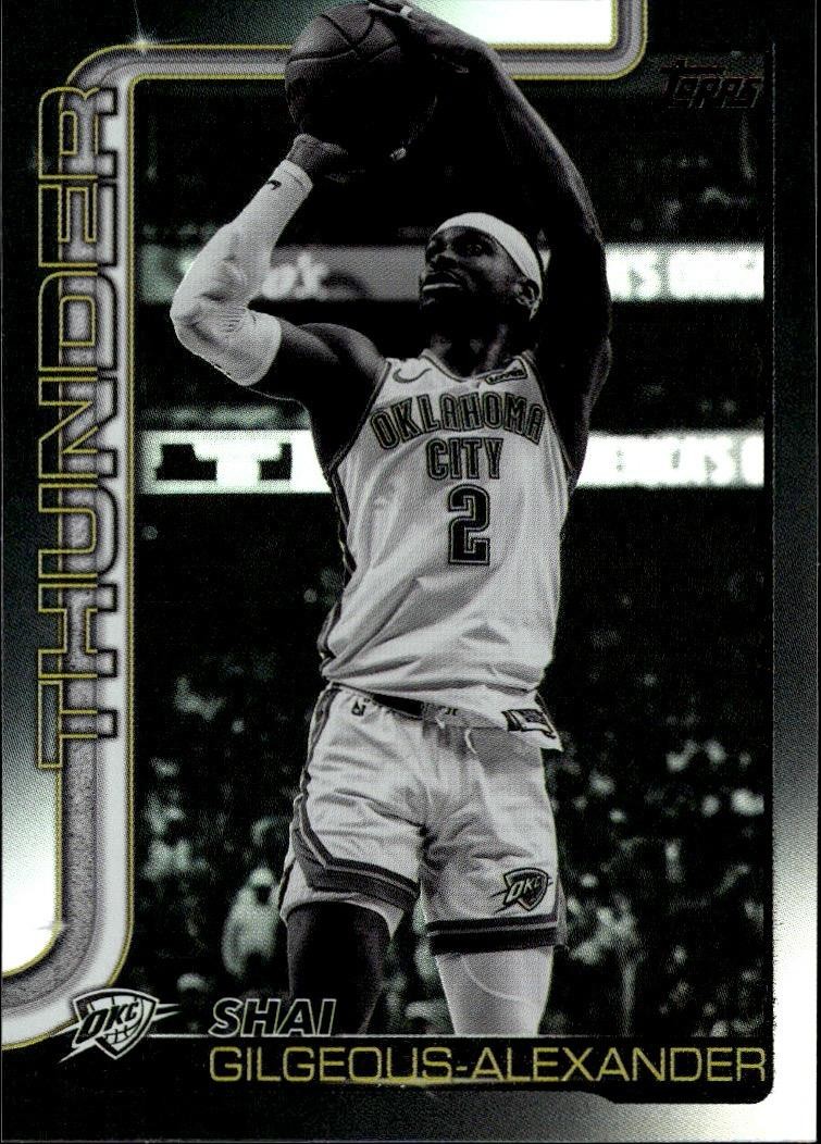 2025-26 Topps #115 Shai Gilgeous-Alexander Blackout