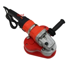 Used! 220V Portable Wall Floor Grinder Sander Polishing Machine 3-Heads