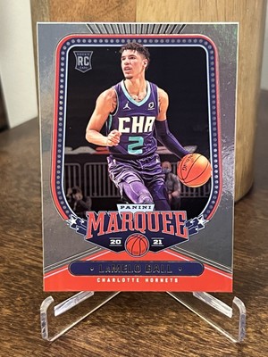  2020-21 Panini Chronicles Marquee LaMelo Ball RC #266 Charlotte Hornets 