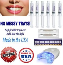 Teeth Whitening 3D White Dental Gel Kit Laser LED UV Light System