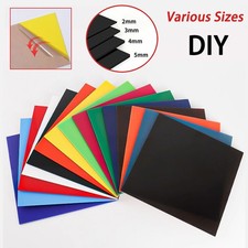 Flexible Reflective Mirror Sheets Self-Adhesive Non Glass Mirror DIY 16 Colours