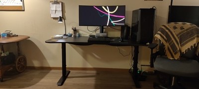 AROZZI Arena Gaming Desk - Black