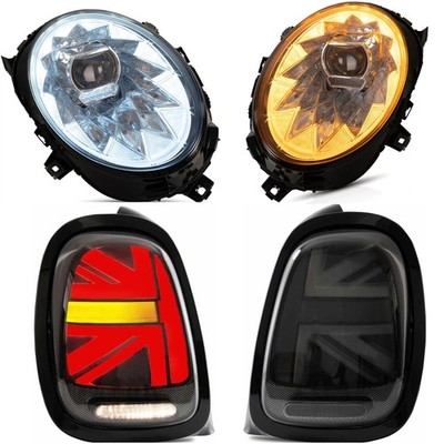 Für Mini Cooper F56 2014-2018 LED Scheinwerfer+Rückleuchten Gelb Blinker E-MARK