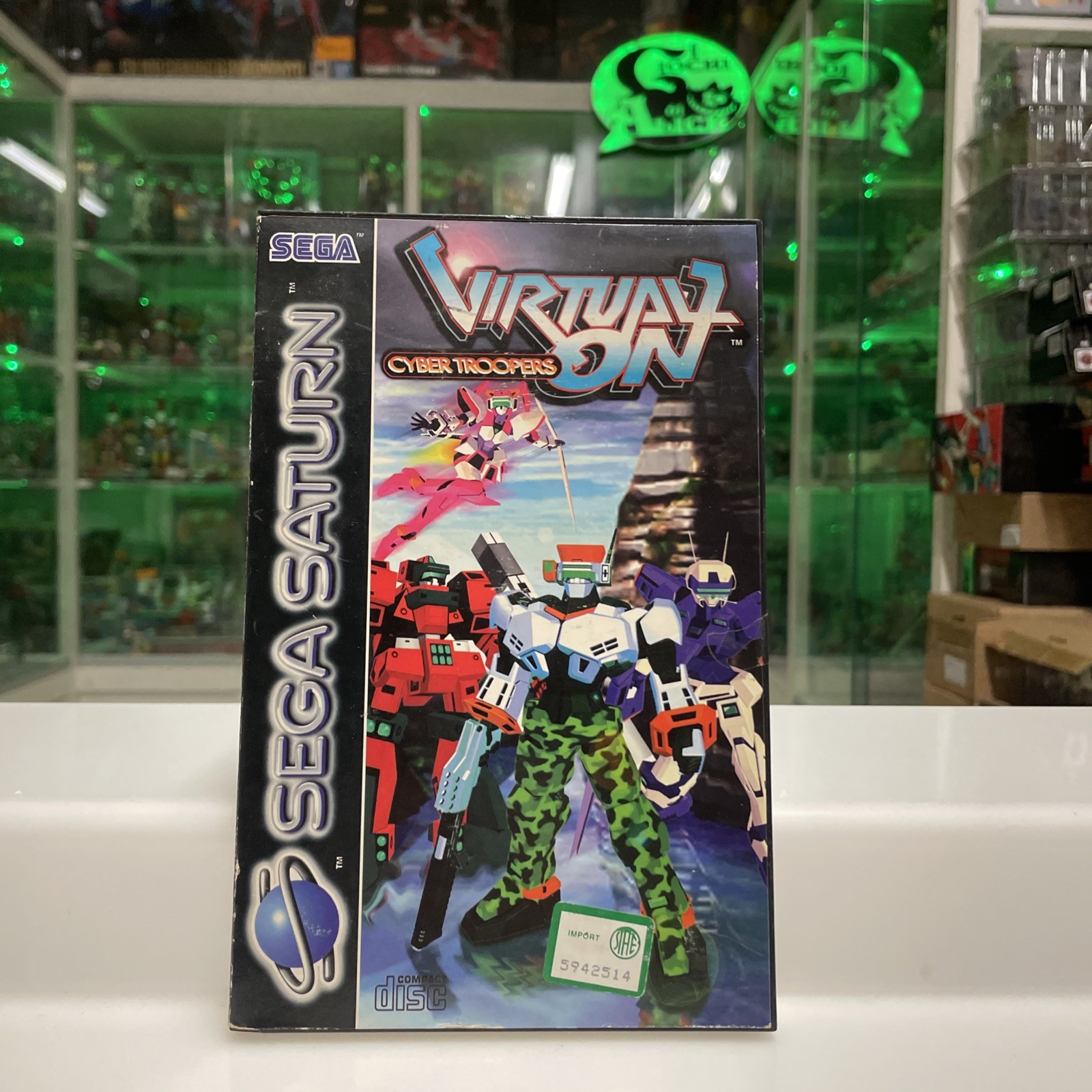 SEGA Saturn - Sega Virtual On Cyber Troopers - Pal Euro