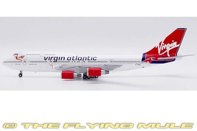 JC Wings 1:400 747-400 Virgin Atlantic Airways Tubular Belle Flaps Down